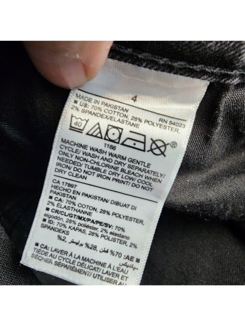 Old Navy Jeans Womens 4 Black Stretch Denim Pop Icon Skinny - Picture 10 of 11